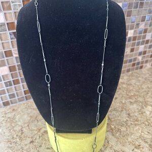 Kendra Scott Silver Long Necklace